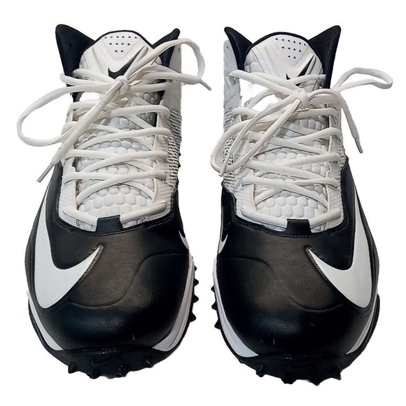 Nike Zoom Code Elite Shark Turf Football Cleats Size 17 White 603351-010 - Picture 4 of 8